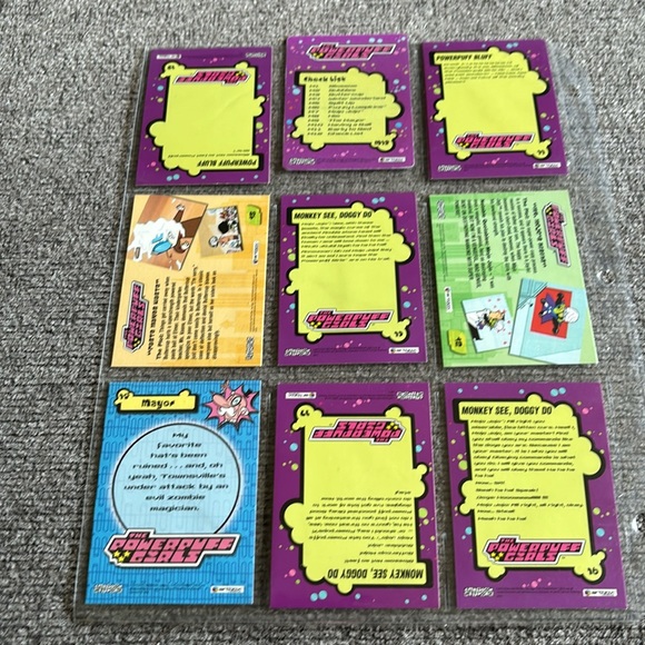 Set of 68 Powerpuff Girls Trading Cards with a checklist card - Picture 7 of 16
